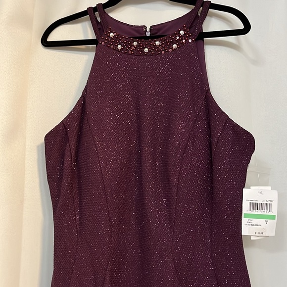 R & M Richard’s Nightway glitter evening dress size 8. - Picture 4 of 6